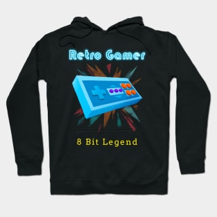 Retro Gamer Logo 23 Hoodie